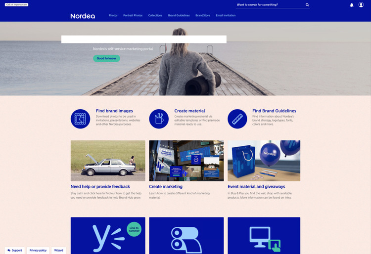 Nordea bynder portal