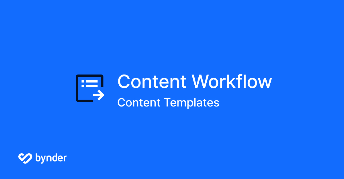 Our built in content templates make content simple