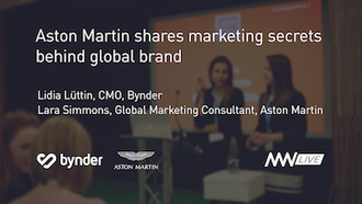 Aston martin shares marketing secrets behind global brand at MWL17